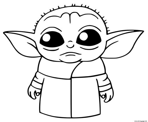Yoda Coloring Pages Printable